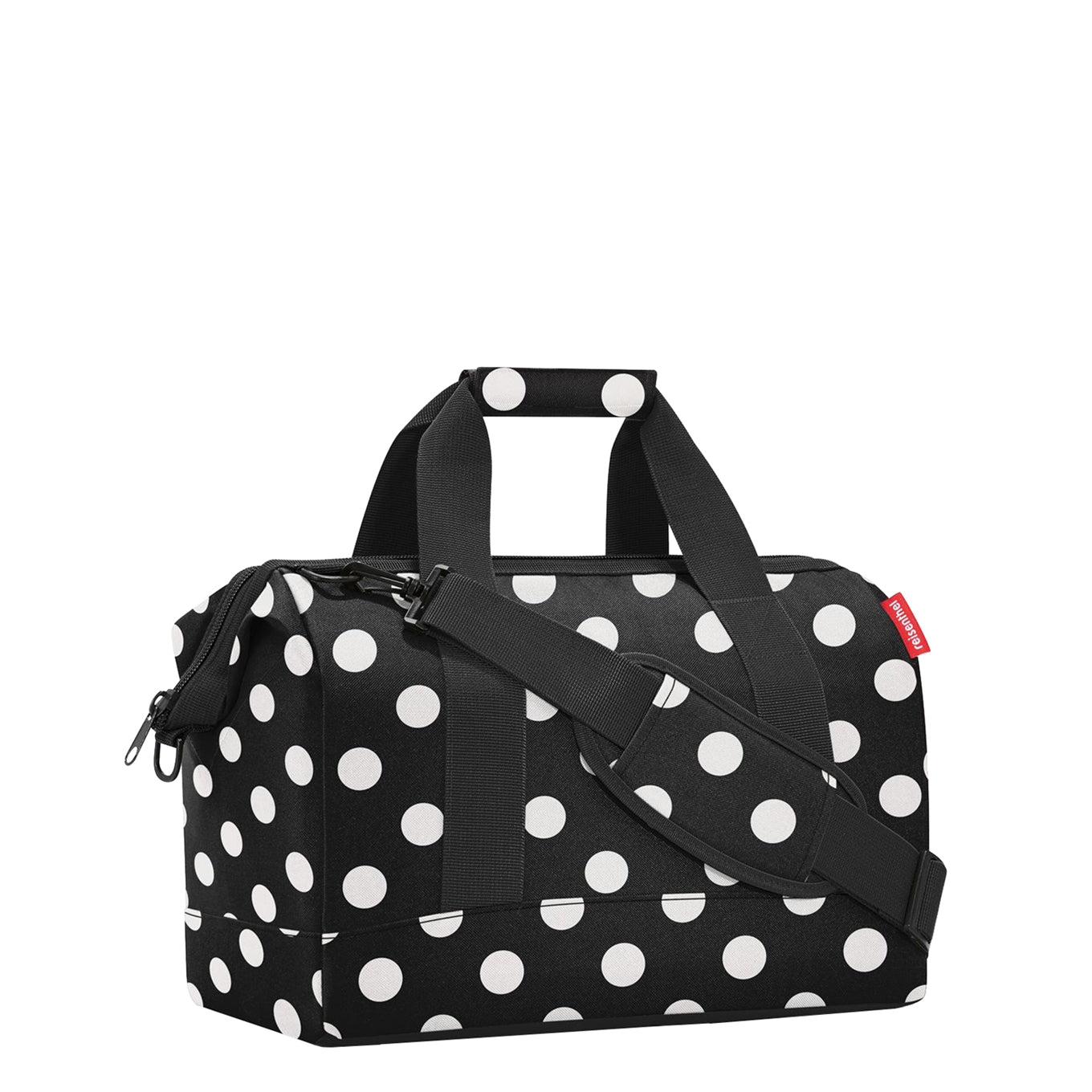 Reisenthel Travelling Allrounder M Leo Dots weiße Wochenendtasche