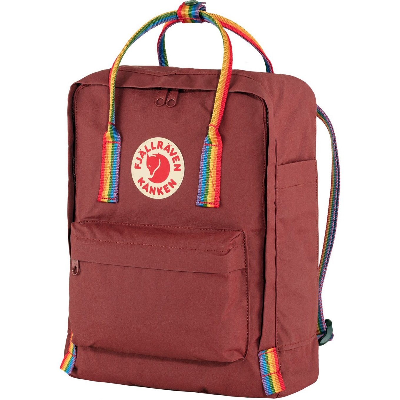 Fjallraven Kanken Rainbow Ochsenrot-Regenbogenmuster