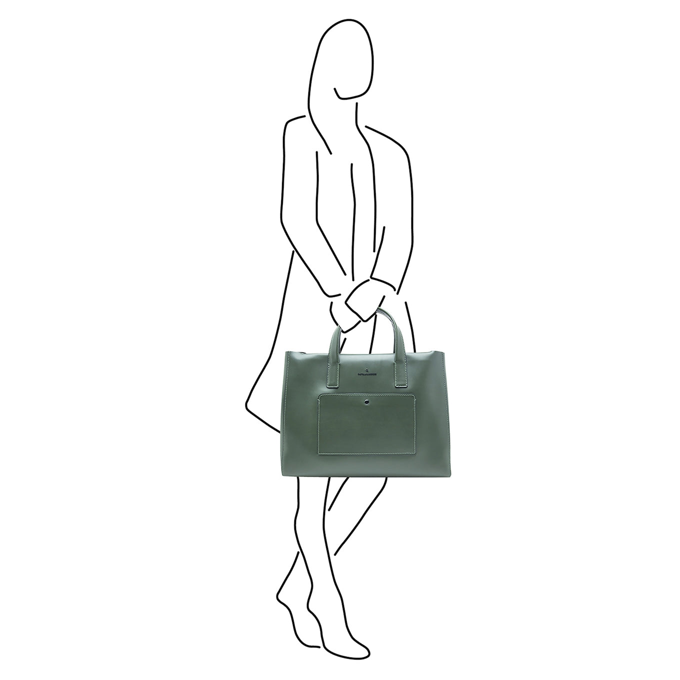 Castelijn & Beerens Dama Sofie Laptoptas 15.6'' groen