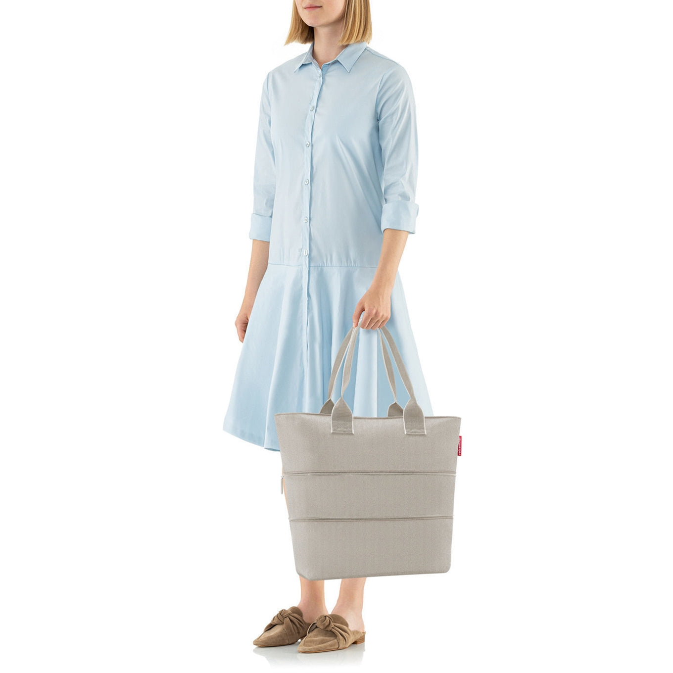 Reisenthel Shopping Shopper e1 herringbone sand