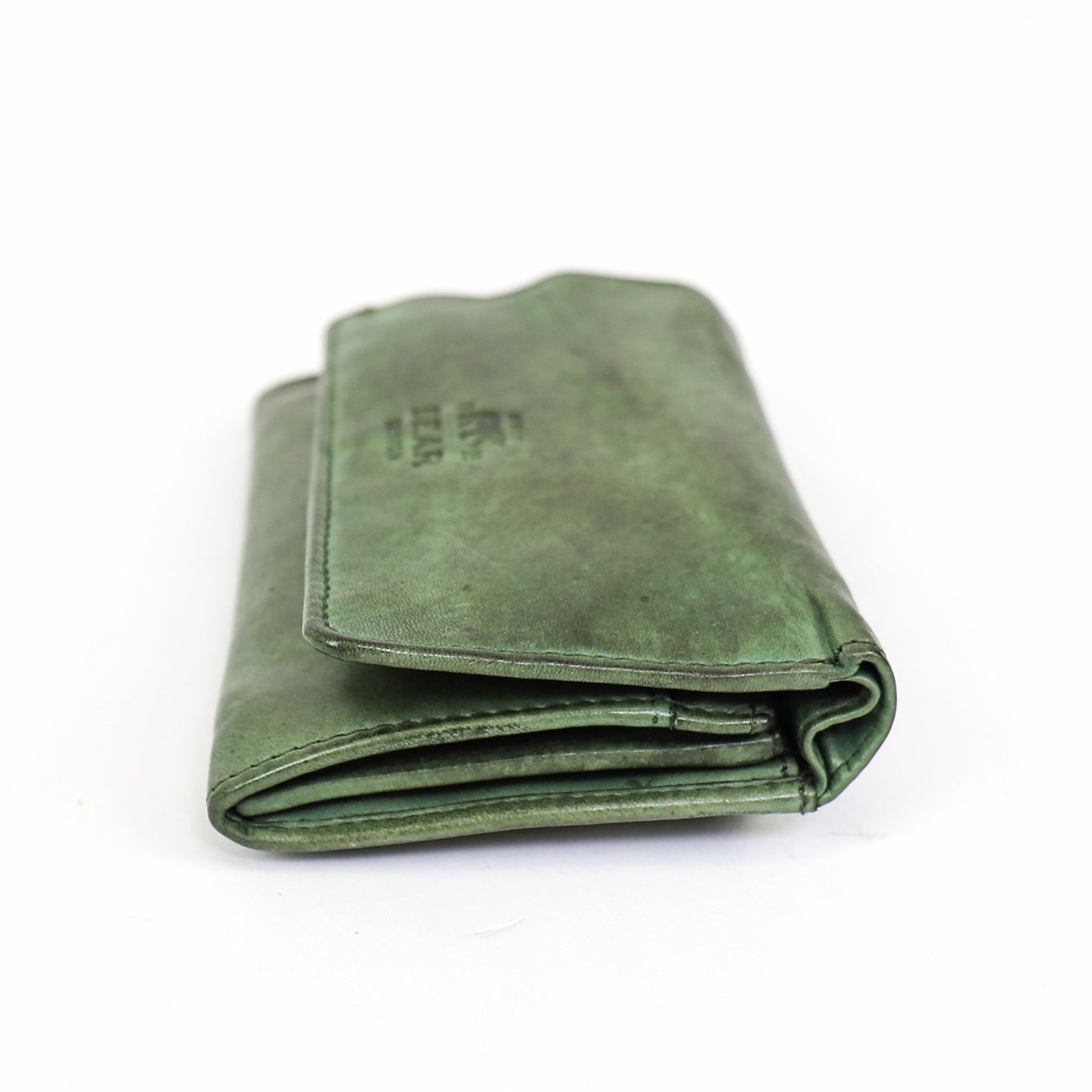 Bear Design Flappie Portemonnee green