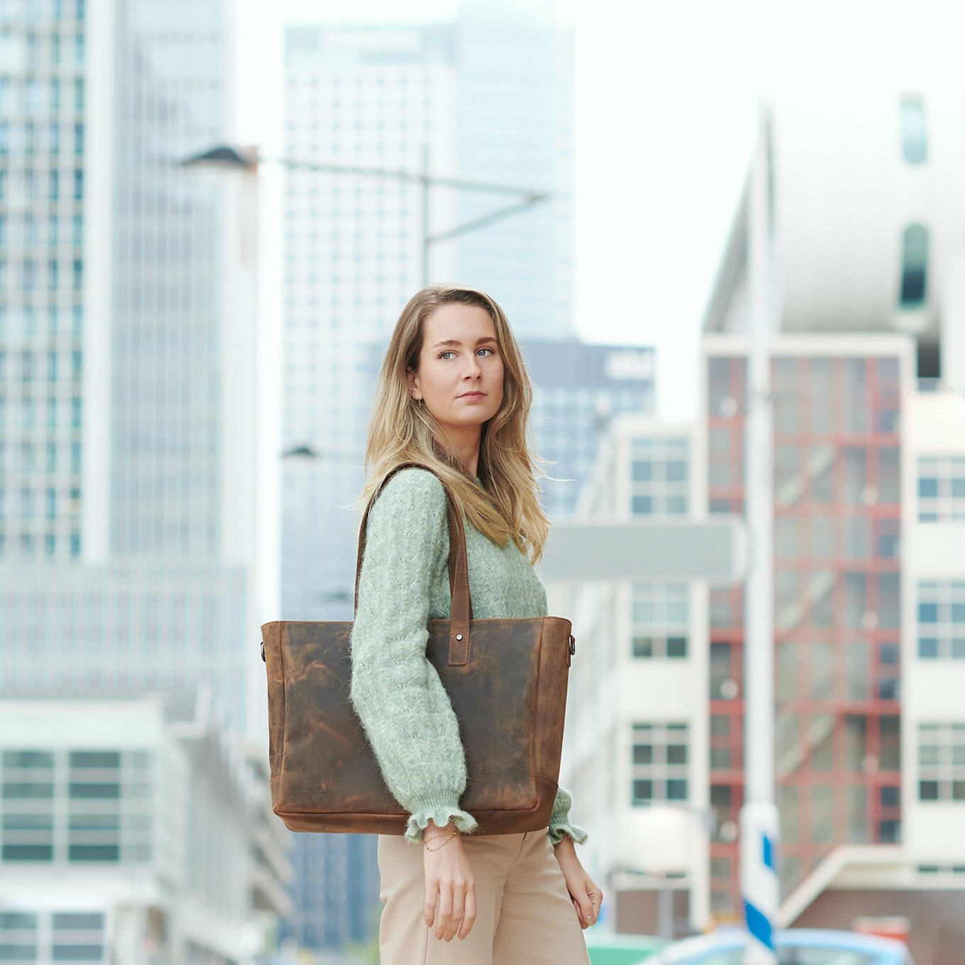 Plover Retro Hopper Shopper 15,6" braun