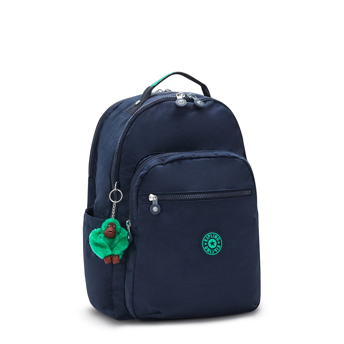 Kipling Seoul College blue green bl backpack