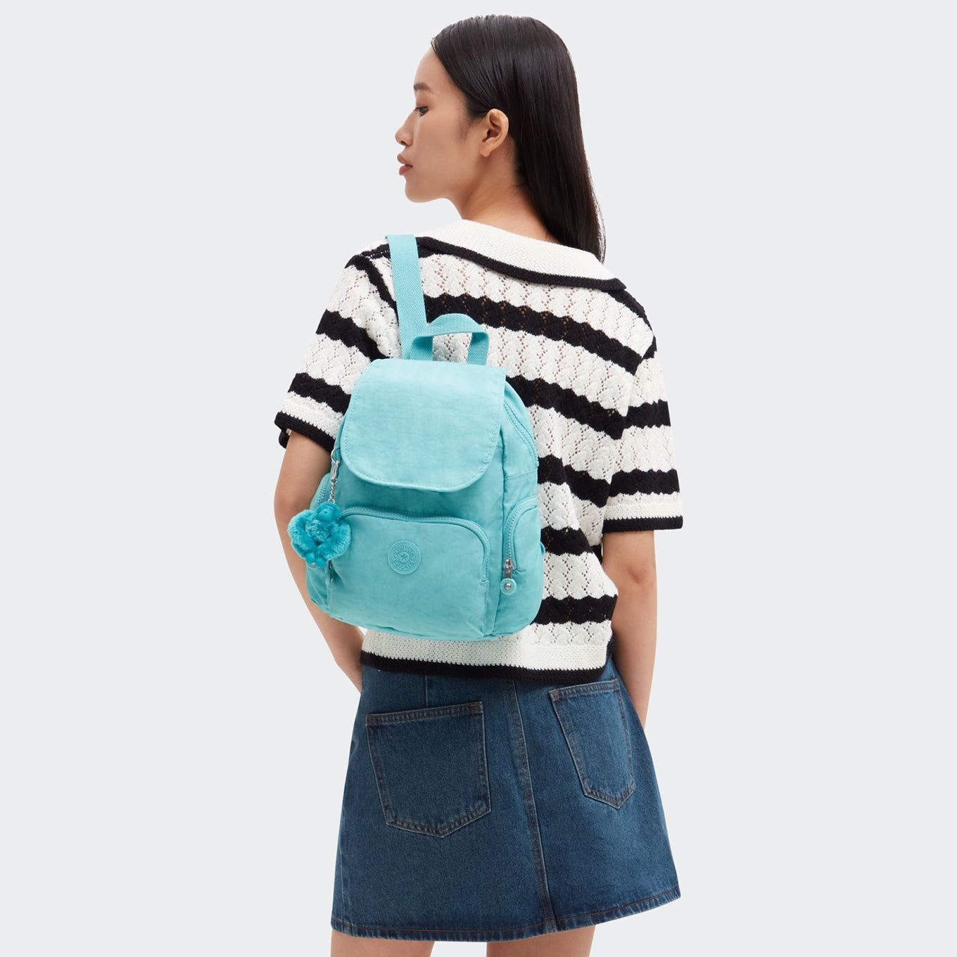 Kipling City Zip Mini blue lover