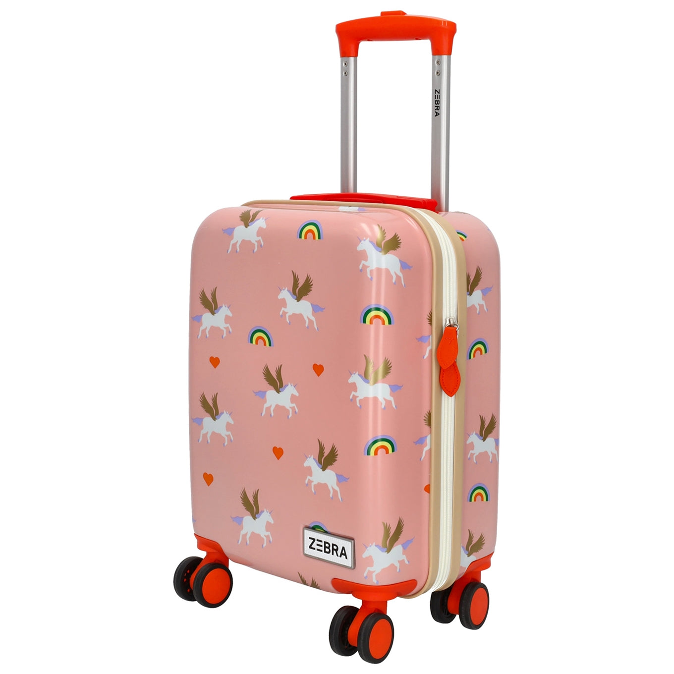 Zebra Trends Travel Kinderkoffer roze