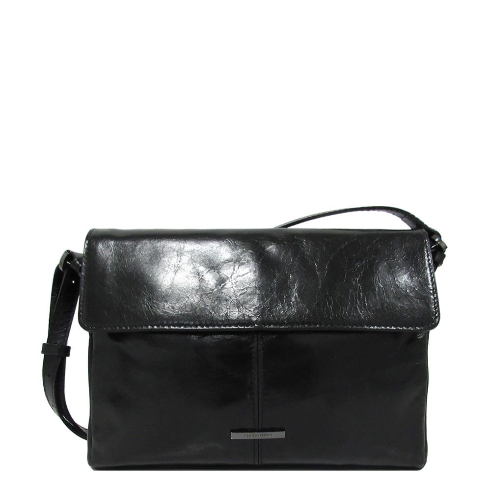 Claudio Ferrici Pelle Vecchia Shoulder Bag black