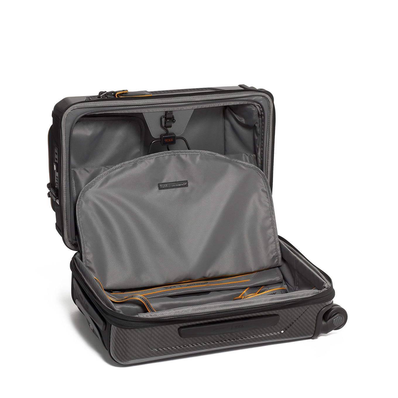Tumi McLaren Aero International Erweiterbarer 4-Rad-Handgepäckkoffer in Schwarz