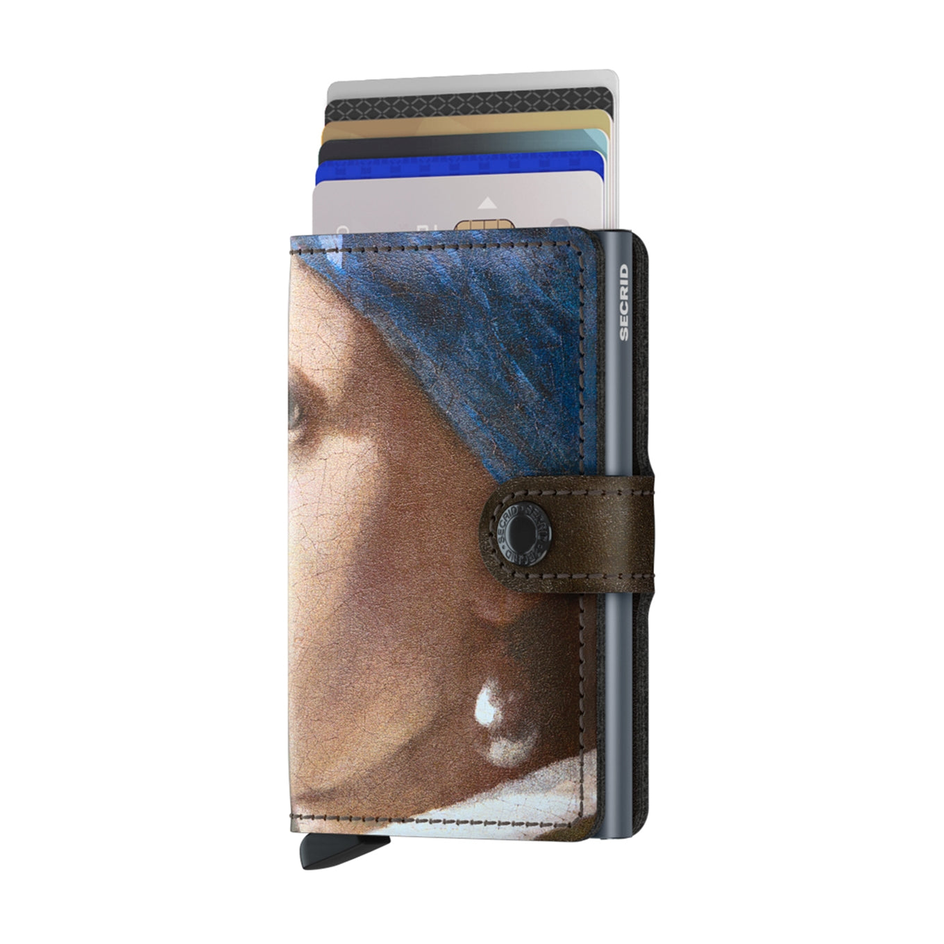Secrid Miniwallet Art Mauritshuis Perlenohrring Damenbrieftasche