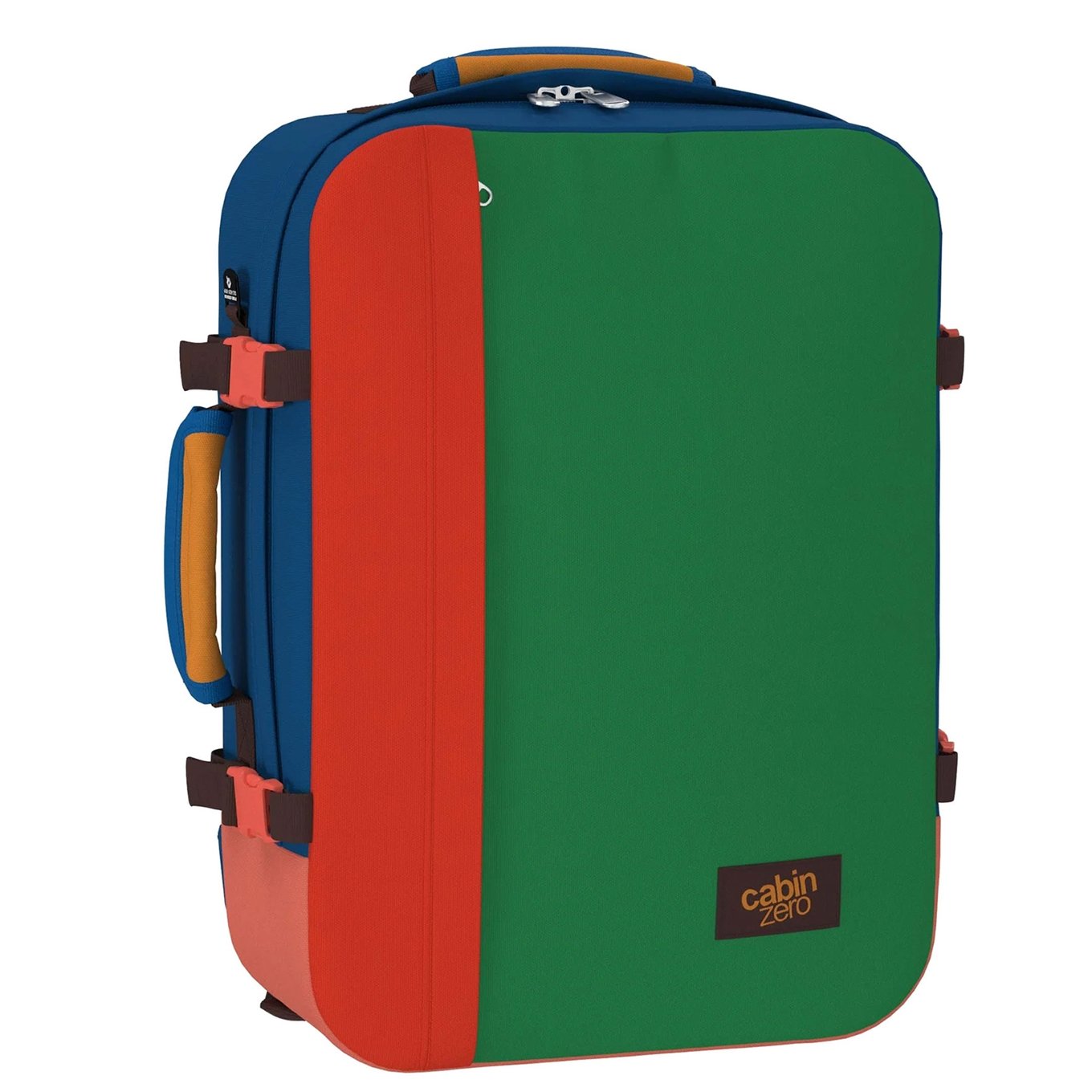 CabinZero Classic 44L Ultra Light Cabin Bag Wochenendtasche mit tropischen Blöcken