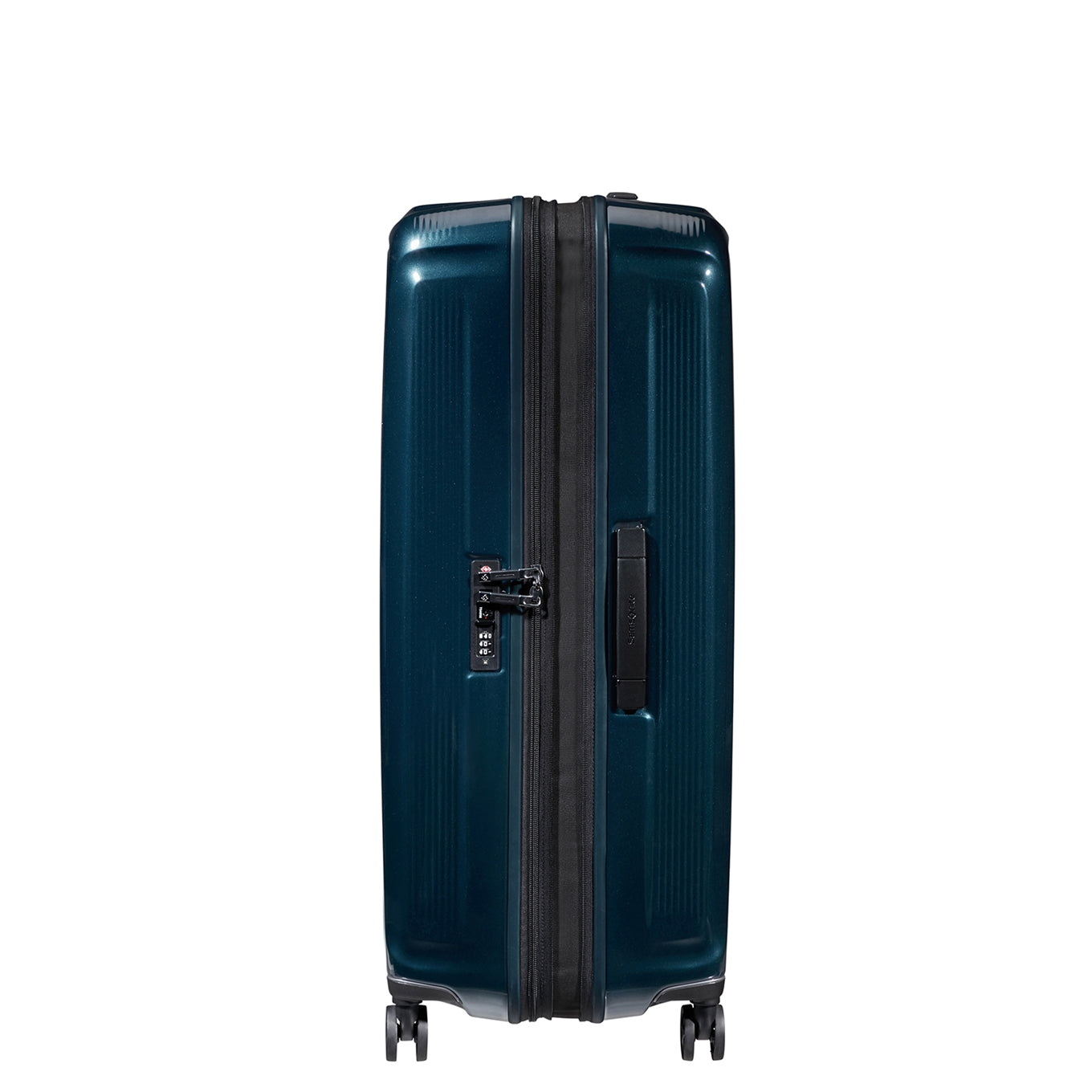 Samsonite Nuon Spinner 81 Exp metallic dunkelblaues Hartschalenetui