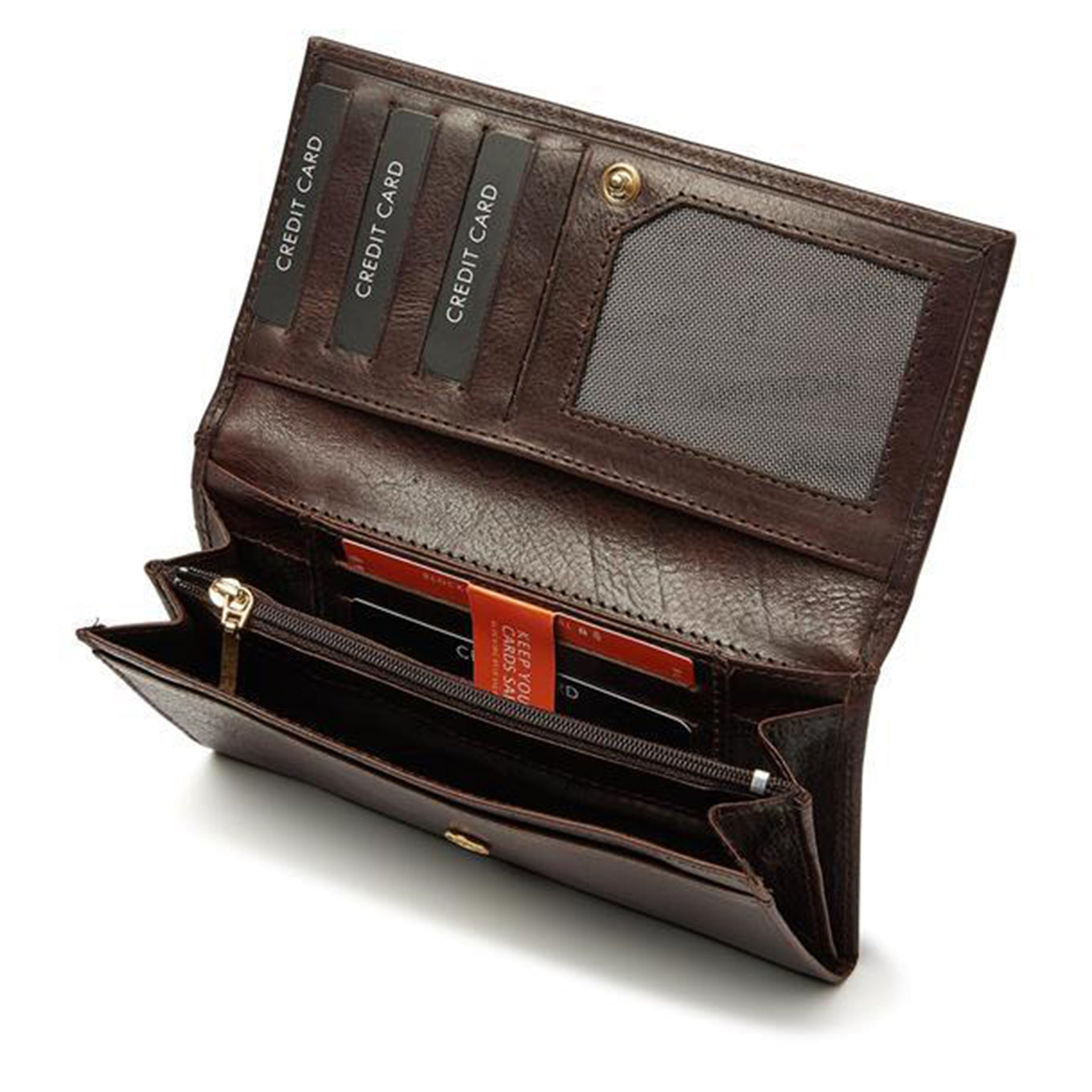 dR Amsterdam Milan Ladies Wallet 28159 brown