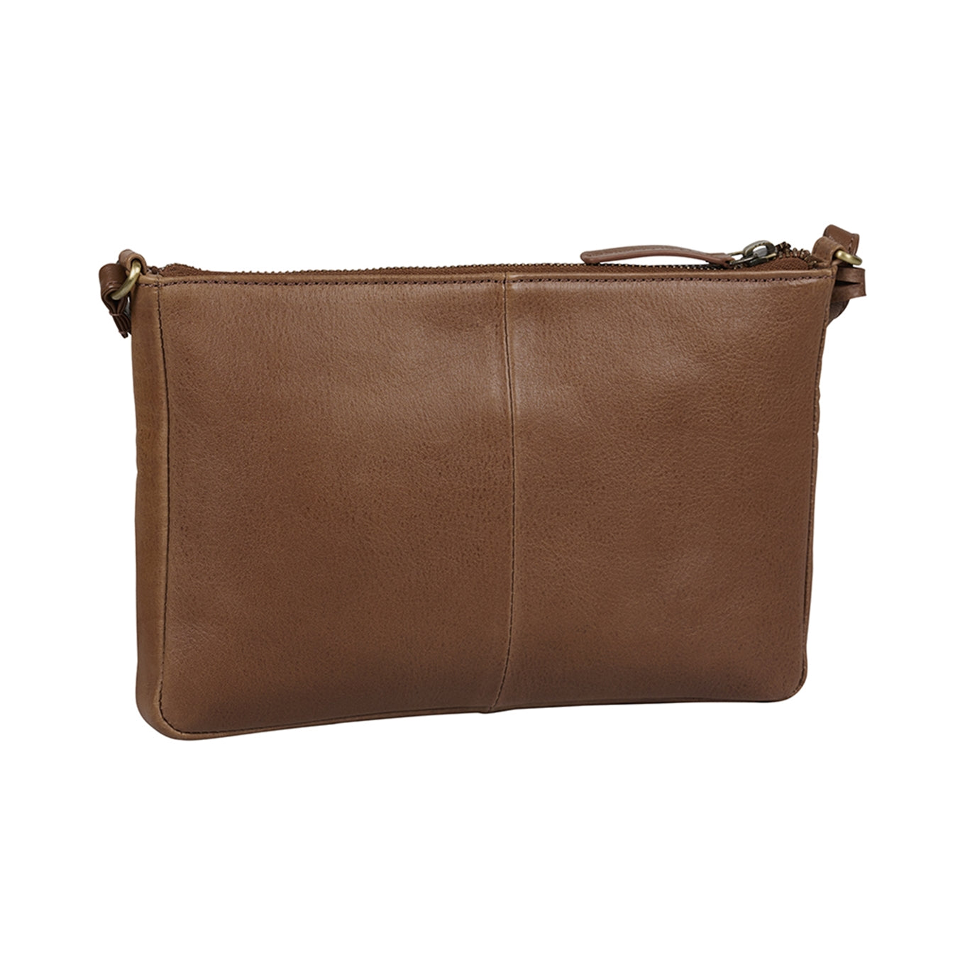 Burkely Natural Norah Crossbody zip cognac
