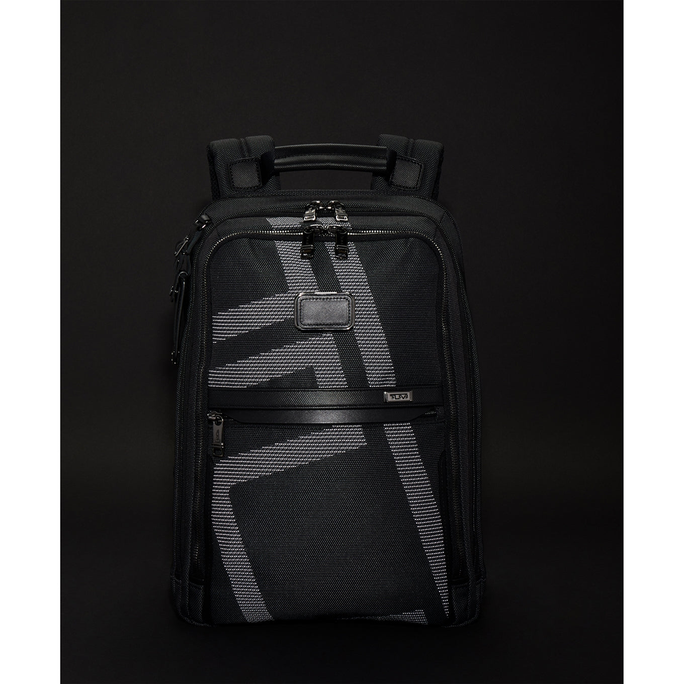 TUMI Alpha Slim Backpack reflective TUMI jacquard