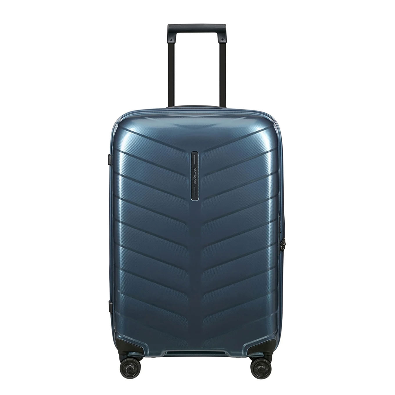 Samsonite Attrix Spinner 69 stahlblaues Hartschalenetui