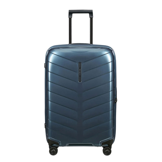 Samsonite Attrix Spinner 69 stahlblaues Hartschalenetui
