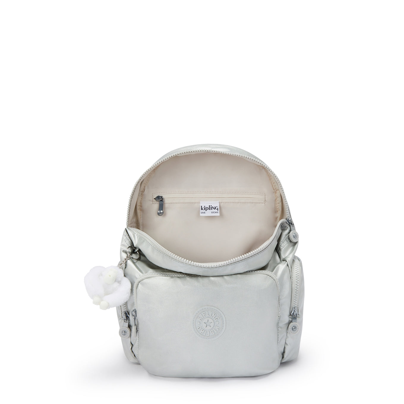 Kipling City Zip S new bright met