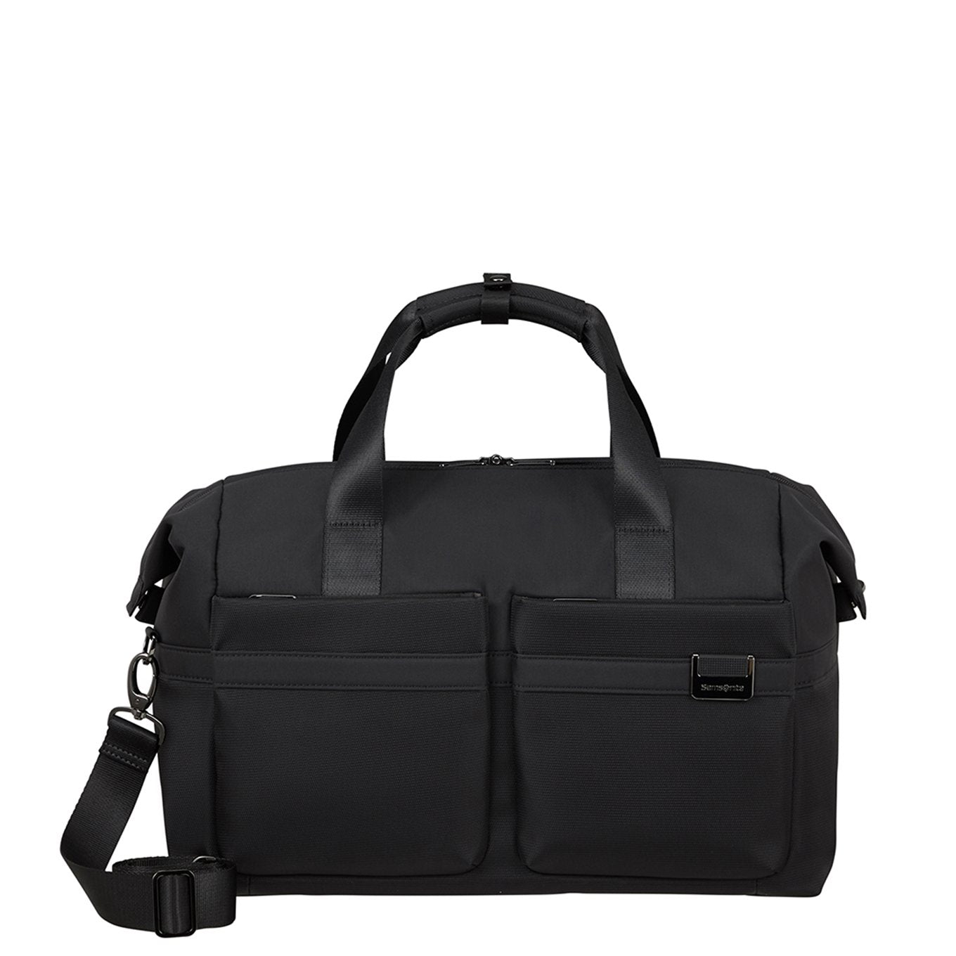 Samsonite Airea Duffle 45 schwarze Wochenendtasche