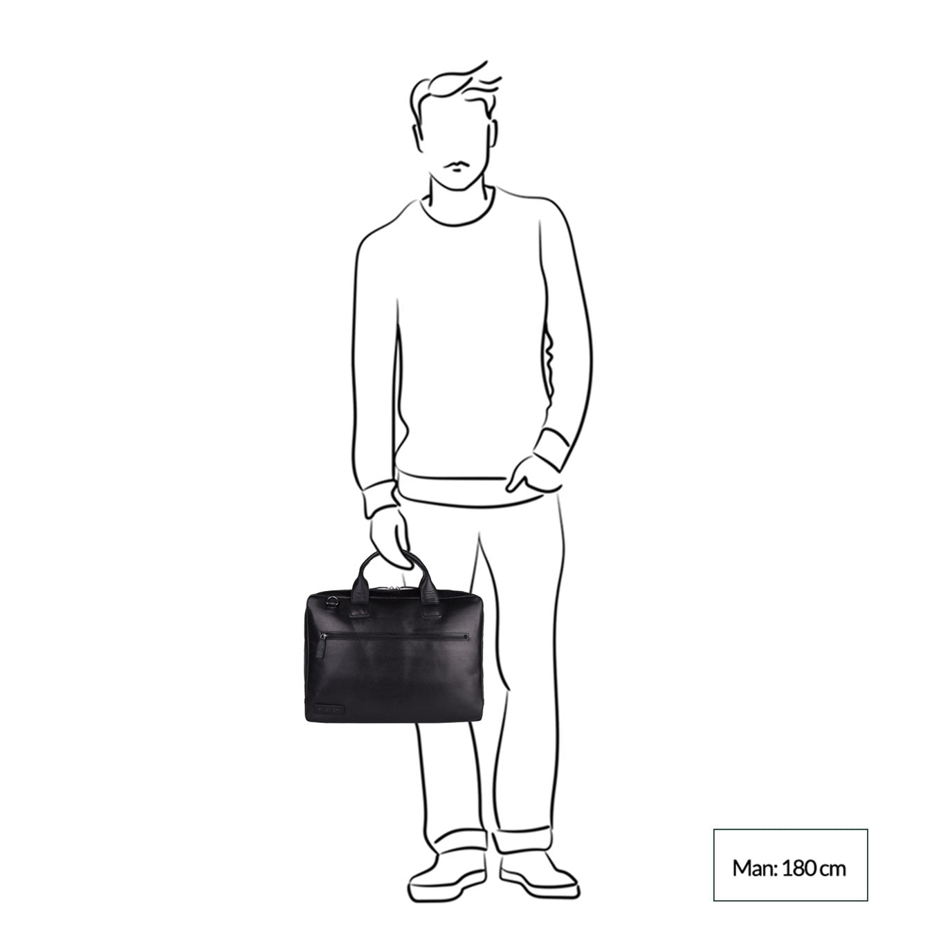 Plevier Onyx Laptop Bag 17.3'' black