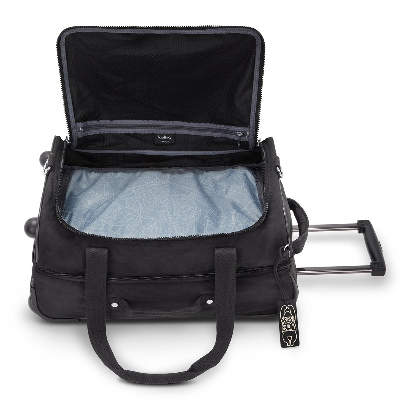 Kipling Teagan US Black Noir Handgepäck-Koffer Trolley