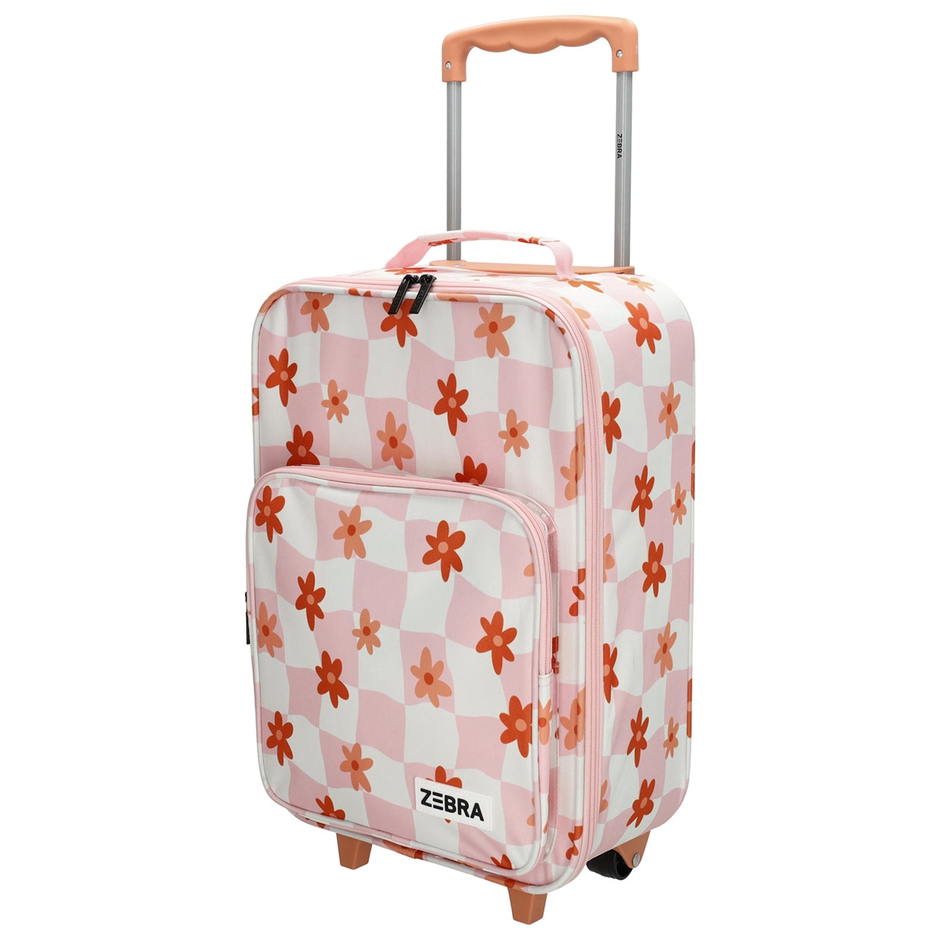Zebra Trends Trolley Adventure Flower Altrosa Weicher Koffer
