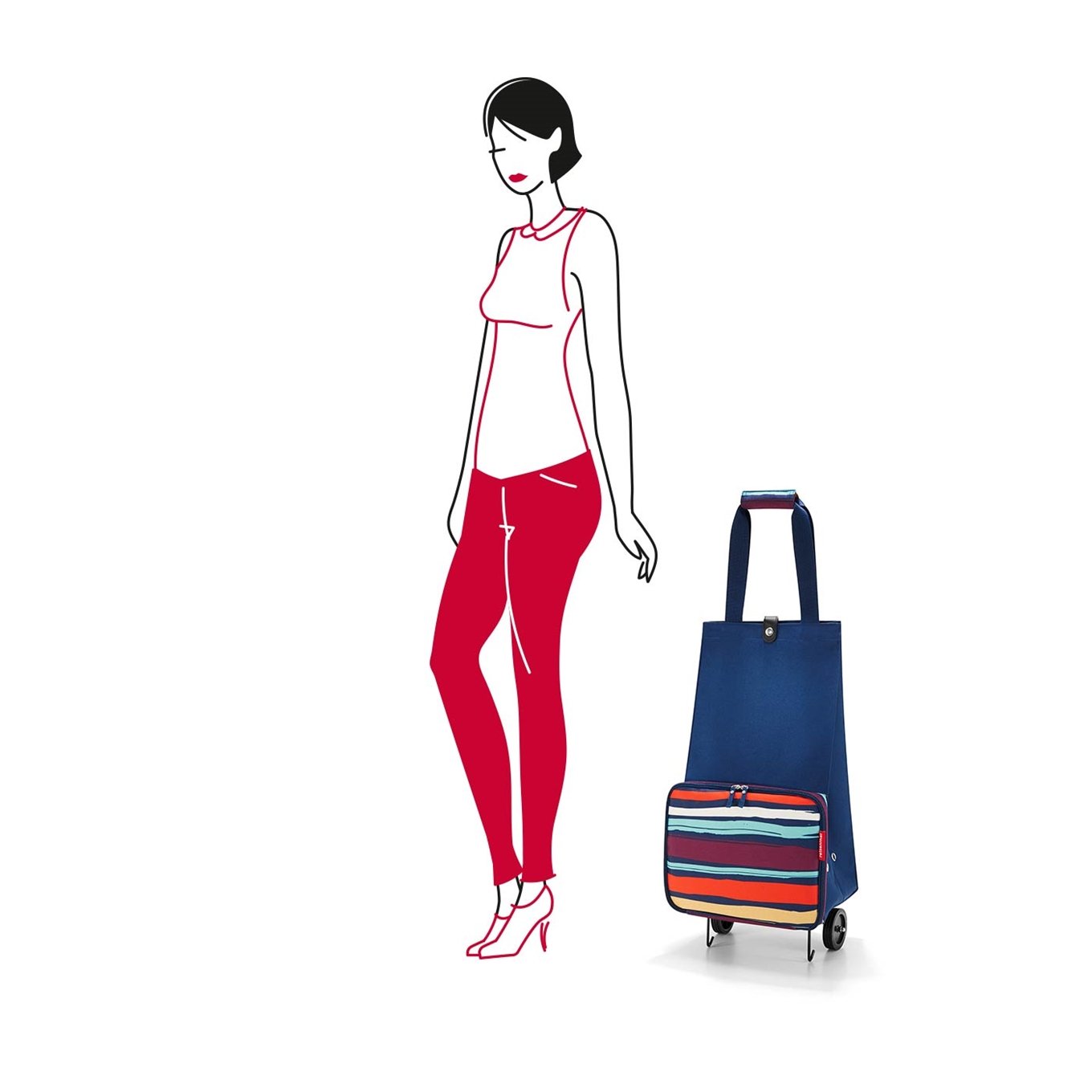 Reisenthel Shopping Foldable Trolley black