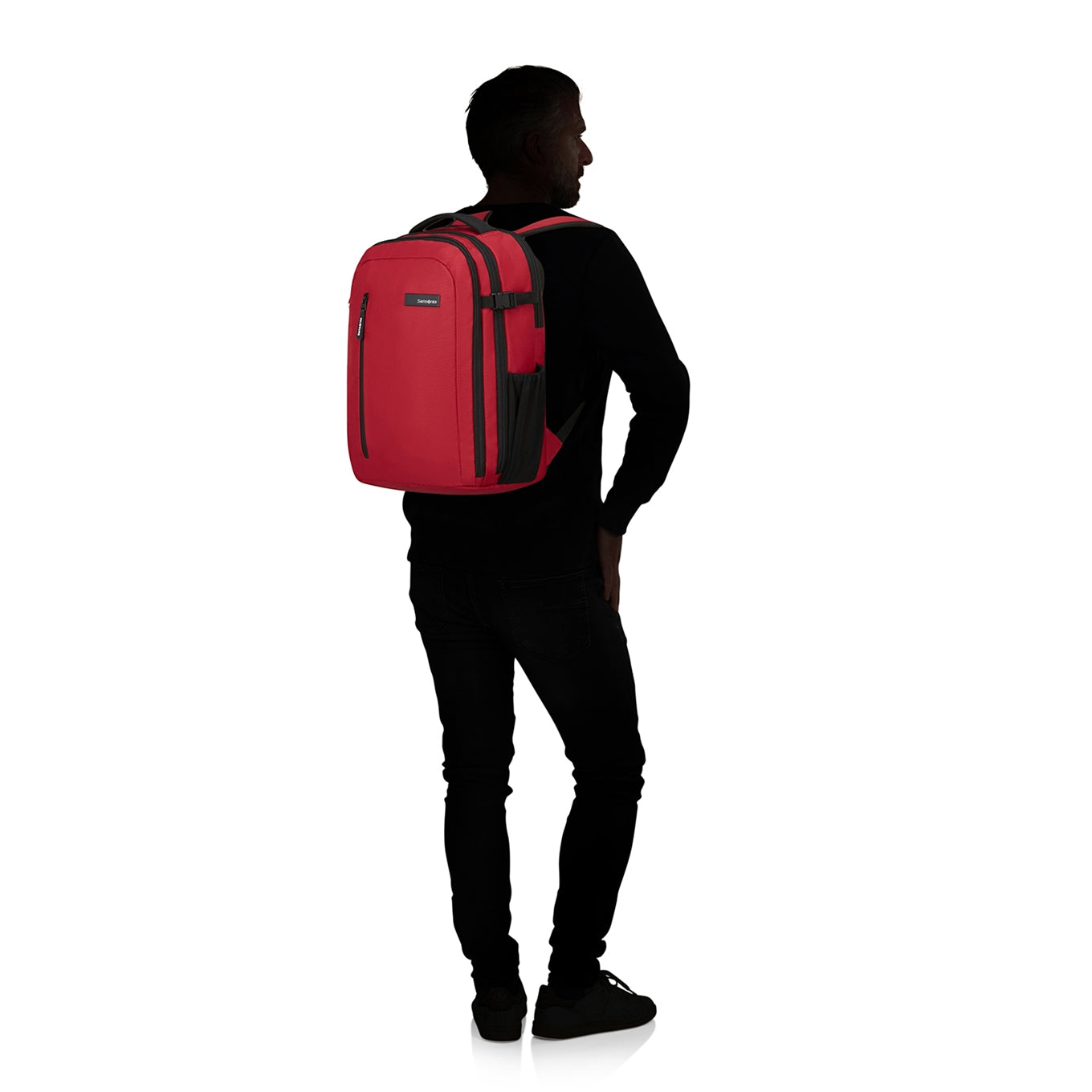 Samsonite Roader Laptop Backpack M Rucksack aus rotem Ton