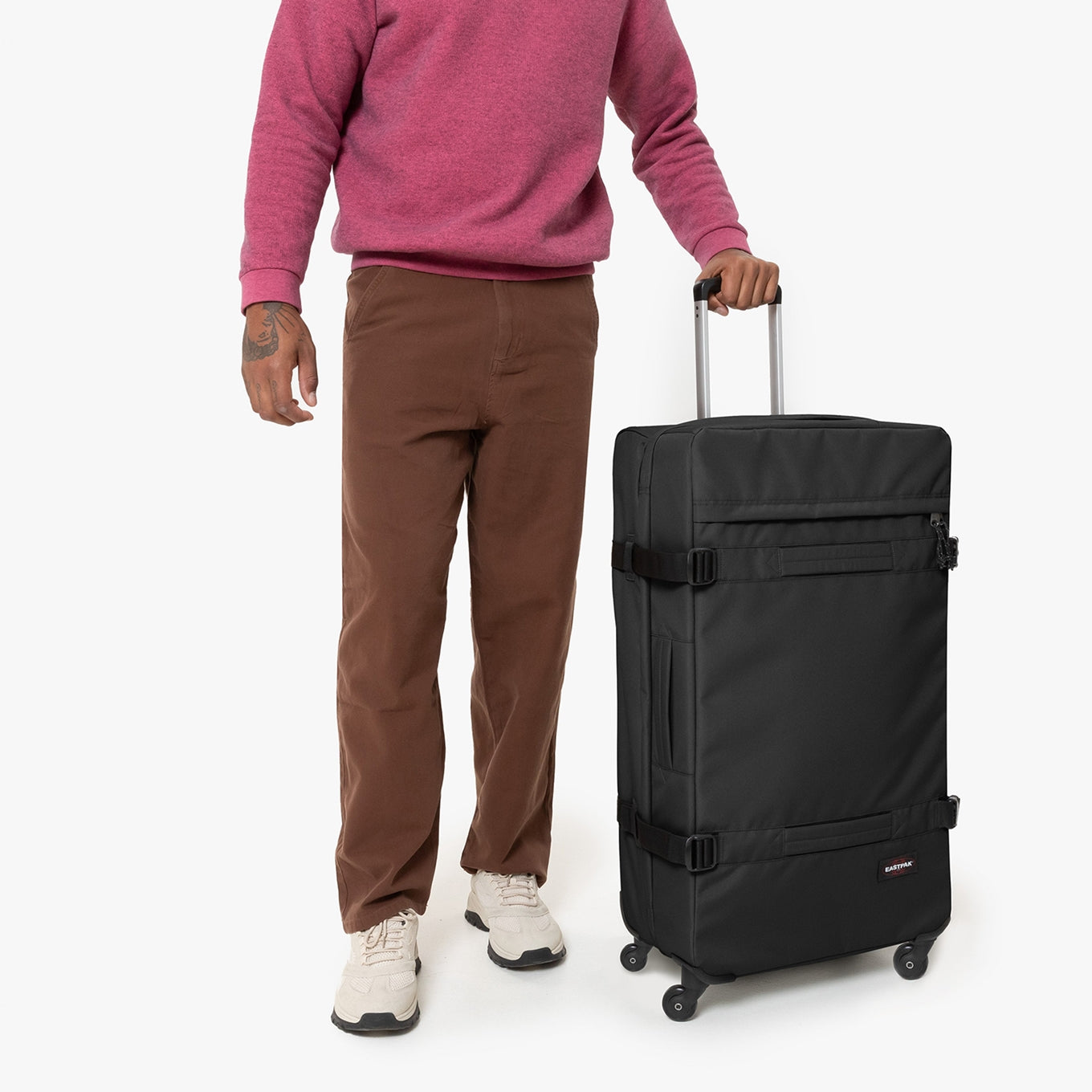 Eastpak Transit'R 4 XL schwarzer Weichkoffer