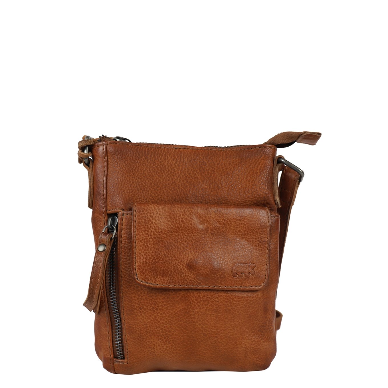 Bear Design Davide Crossbody cognac