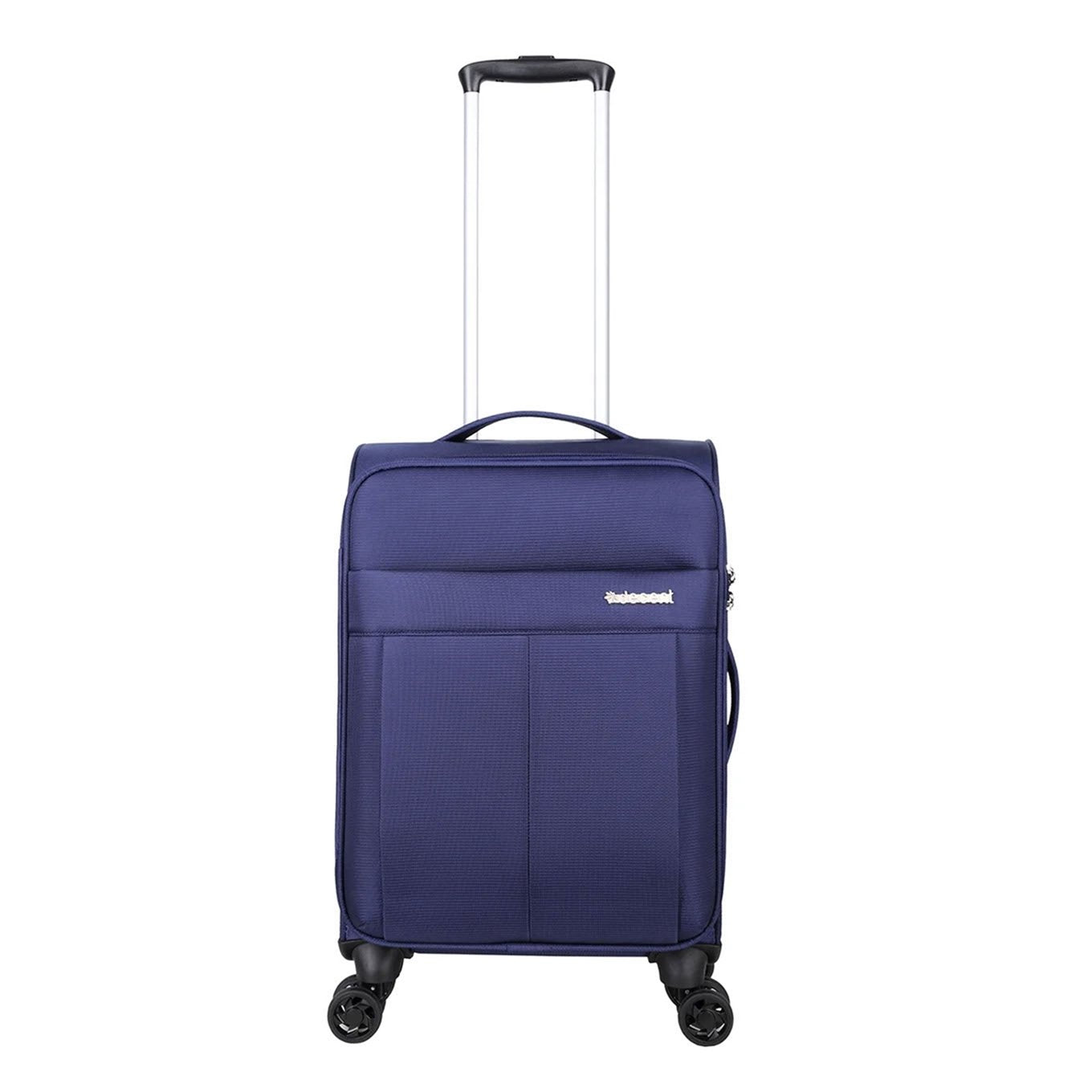 Decent D-Upright Trolley 55 dark blue Soft suitcase