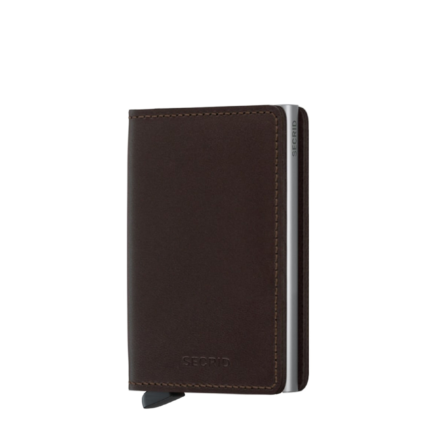 Secrid Slimwallet Wallet Original dunkelbraune Damenbrieftasche
