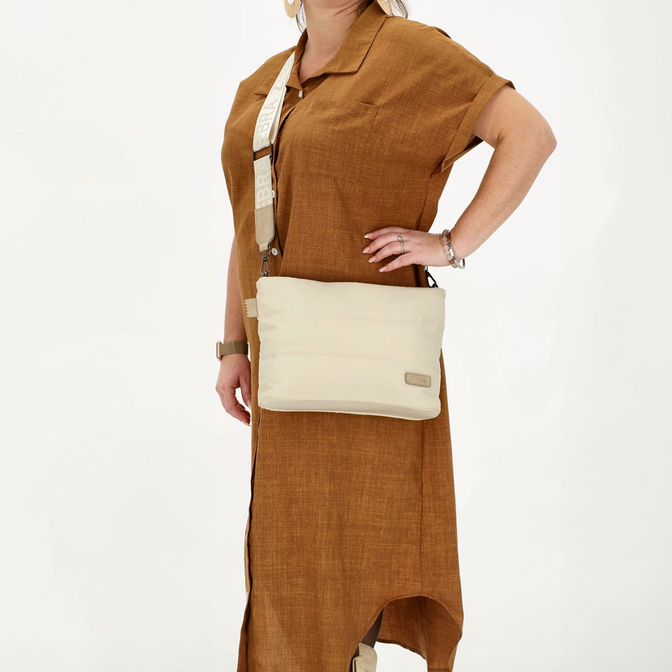 Zebra Trends Elske Shoulderbag cream