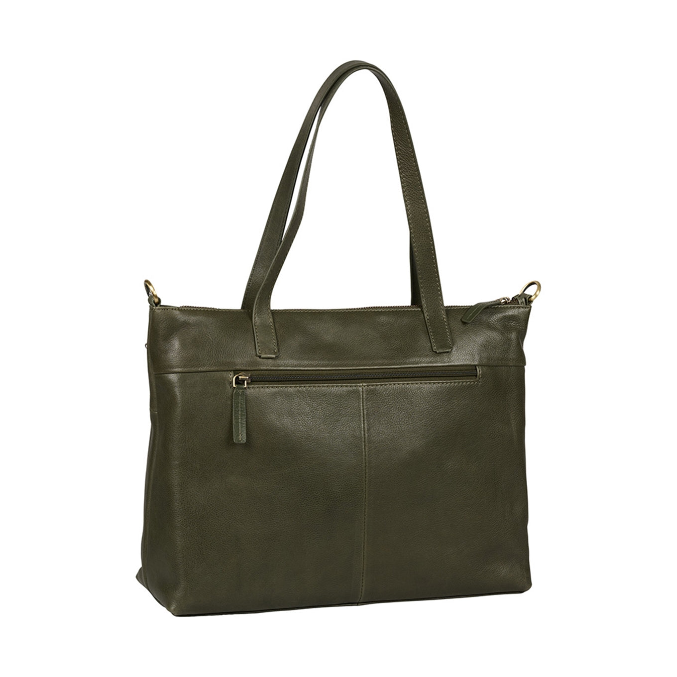 Burkely Natural Norah Workbag 14" dark green