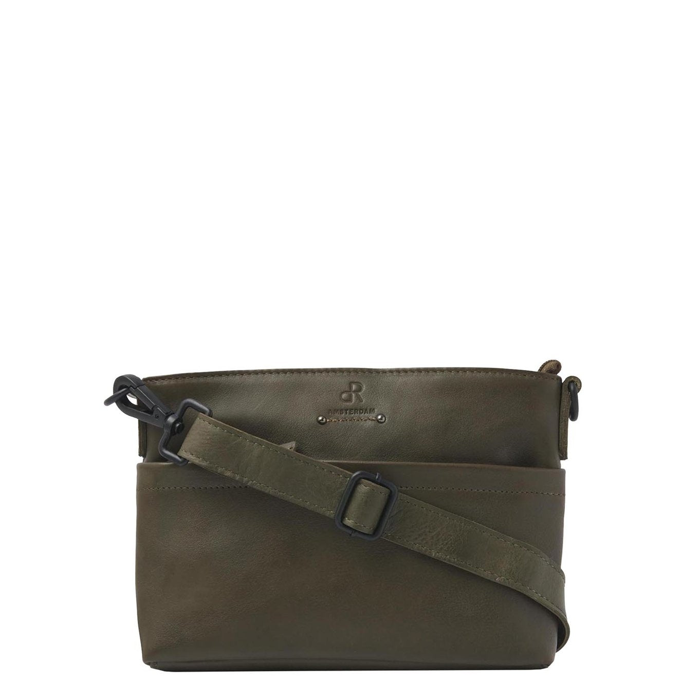 dR Amsterdam Tampa Schoudertas V olive