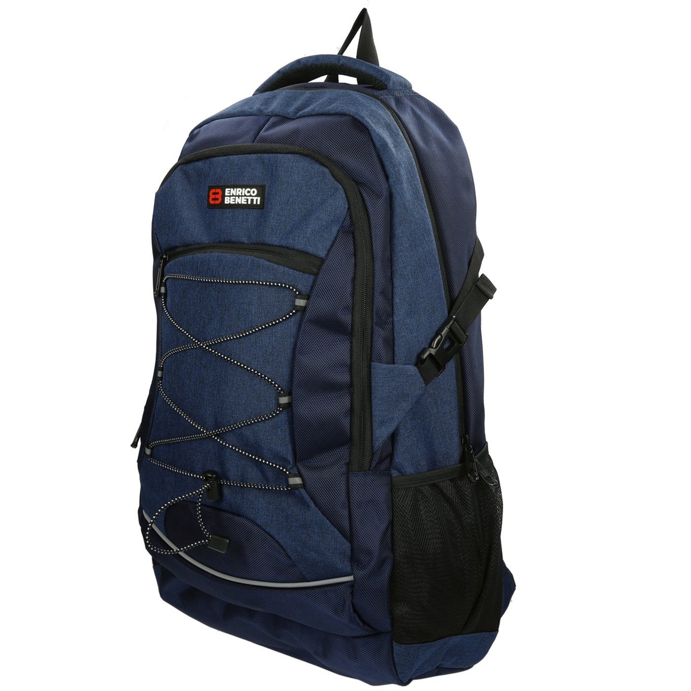 Enrico Benetti Yellow Stone 17'' Laptop Rugzak blauw