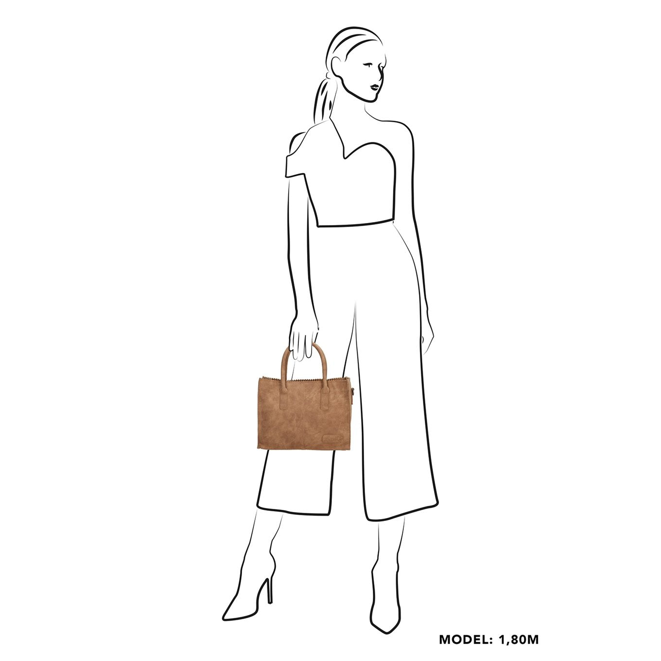 Zebra Trends Lisa XS Handbag camel