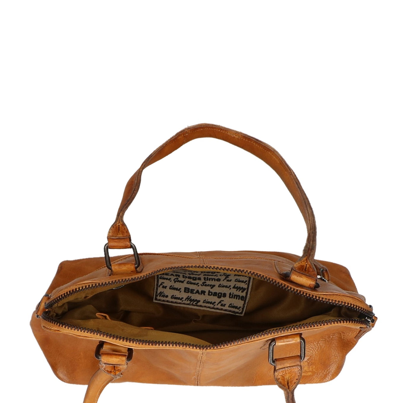 Bear Design Callisto Pelle Shoulder Bag Yellow