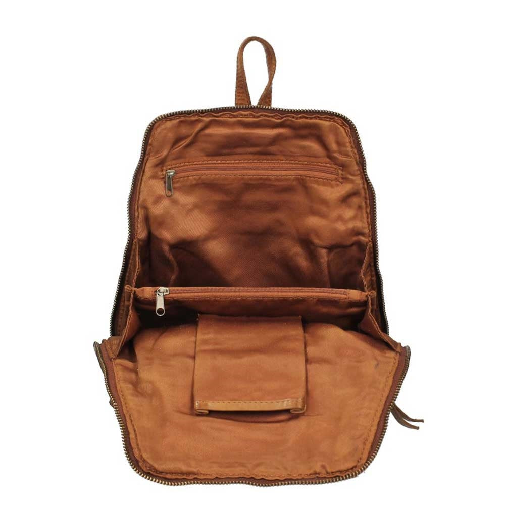 Bear Design Cow Lavato Rugzak cognac