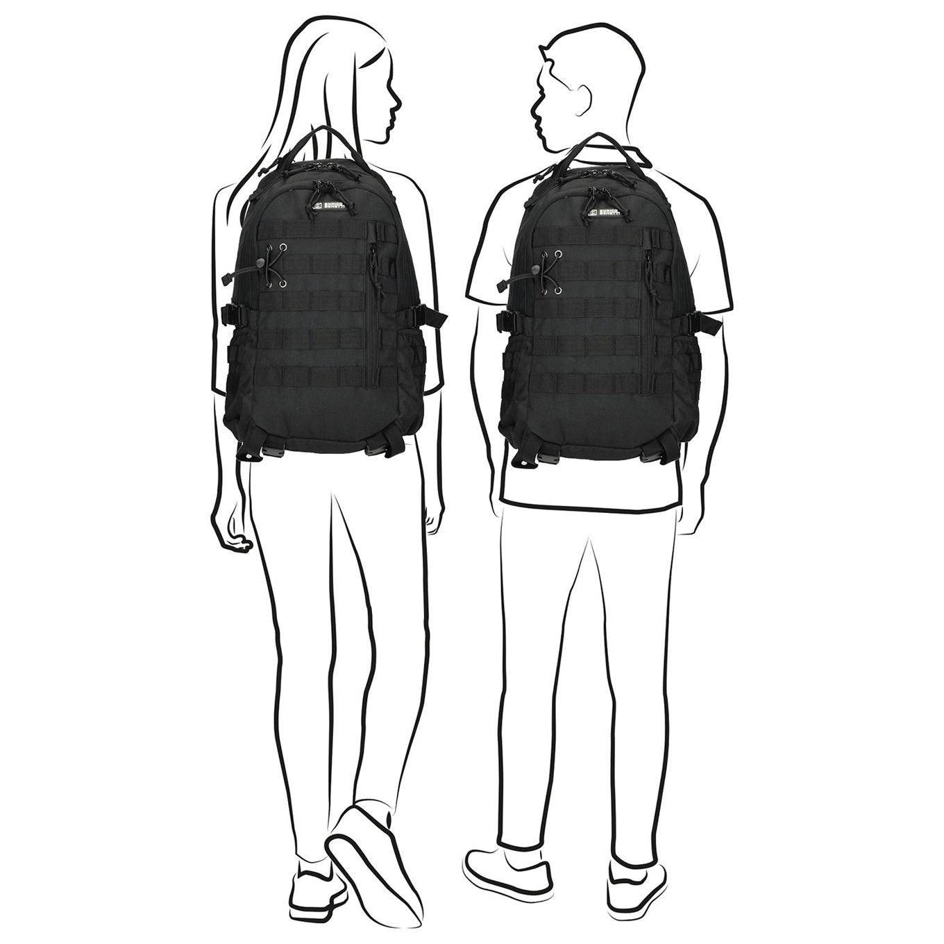 Enrico Benetti Arizona Laptop Backpack 15" black