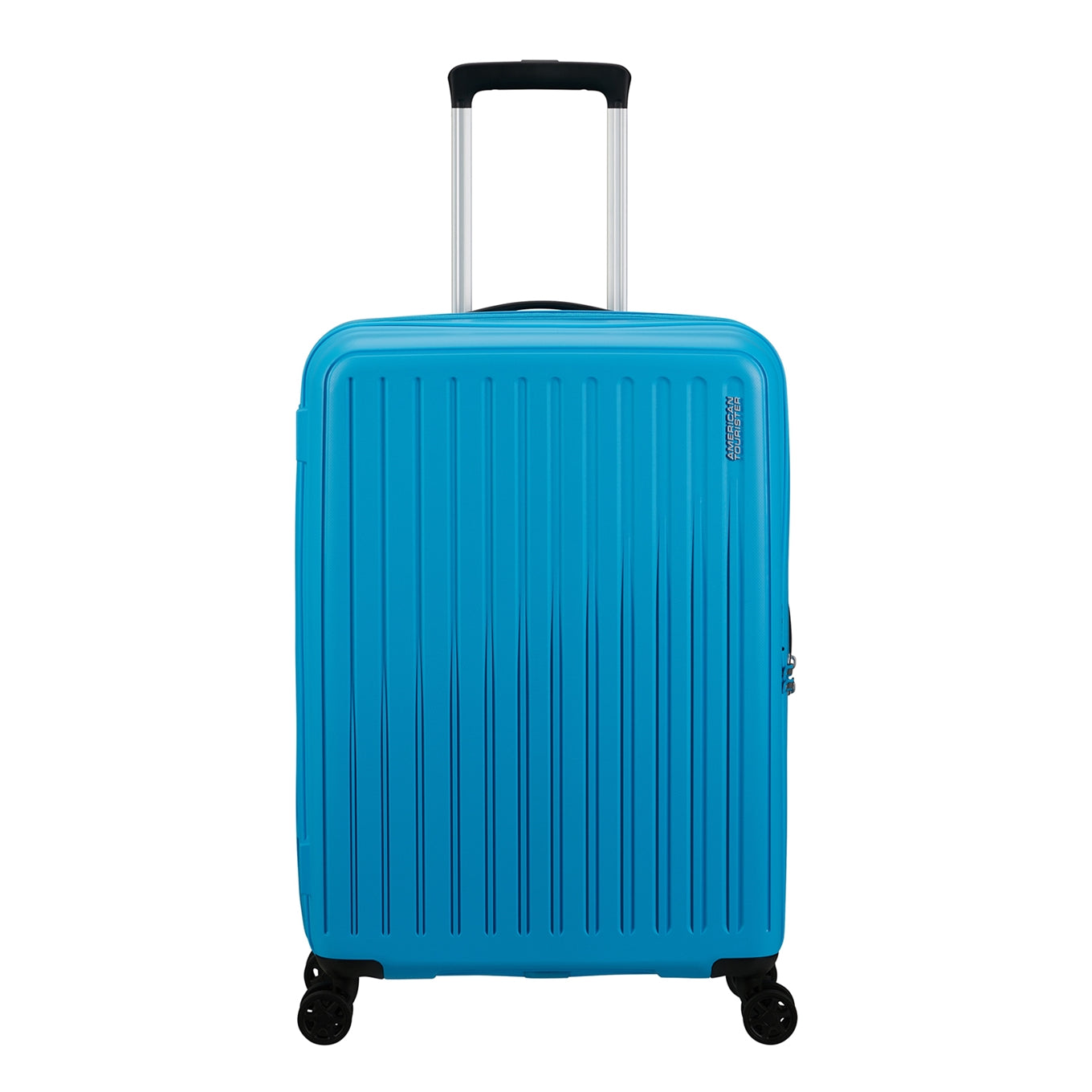 American Tourister Rejoy Spinner 68/25 TSA azurblauer Hartschalenkoffer
