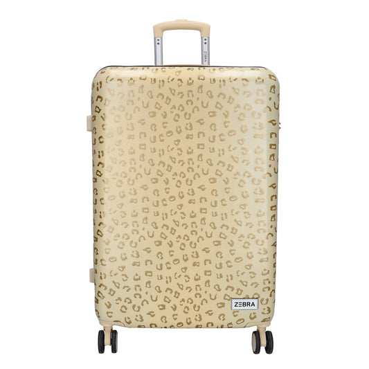 Zebra Trends Animal Travel Trolley 78 Panther Gold Hartschalenkoffer