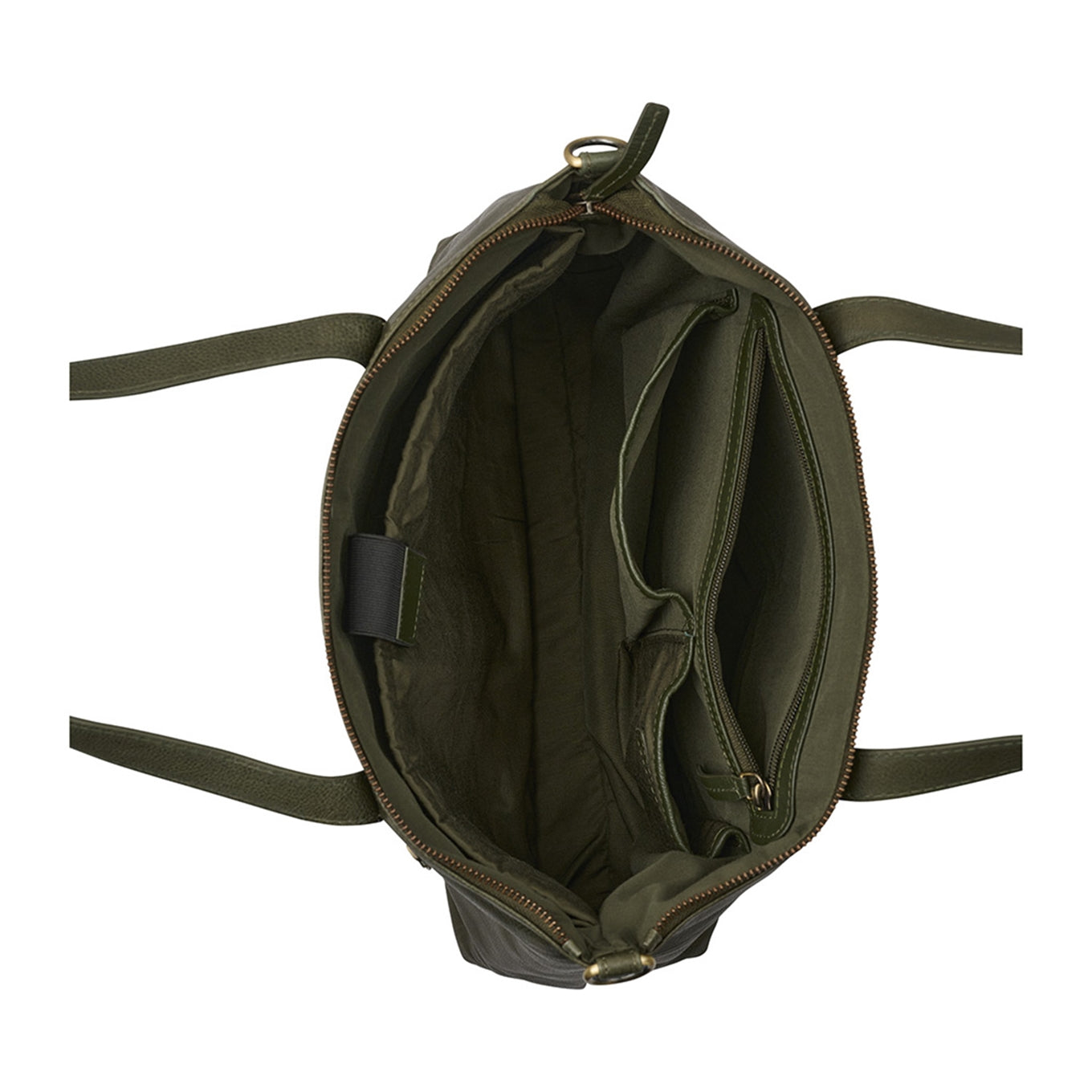 Burkely Natural Norah Workbag 14" dark green