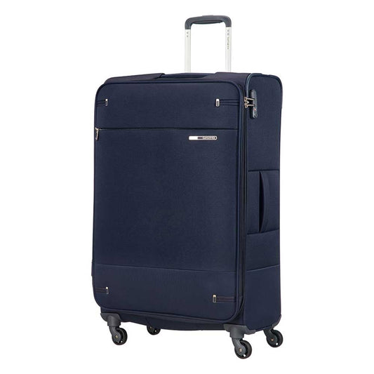 Samsonite Base Boost Spinner 78 Erweiterbarer marineblauer Weichkoffer