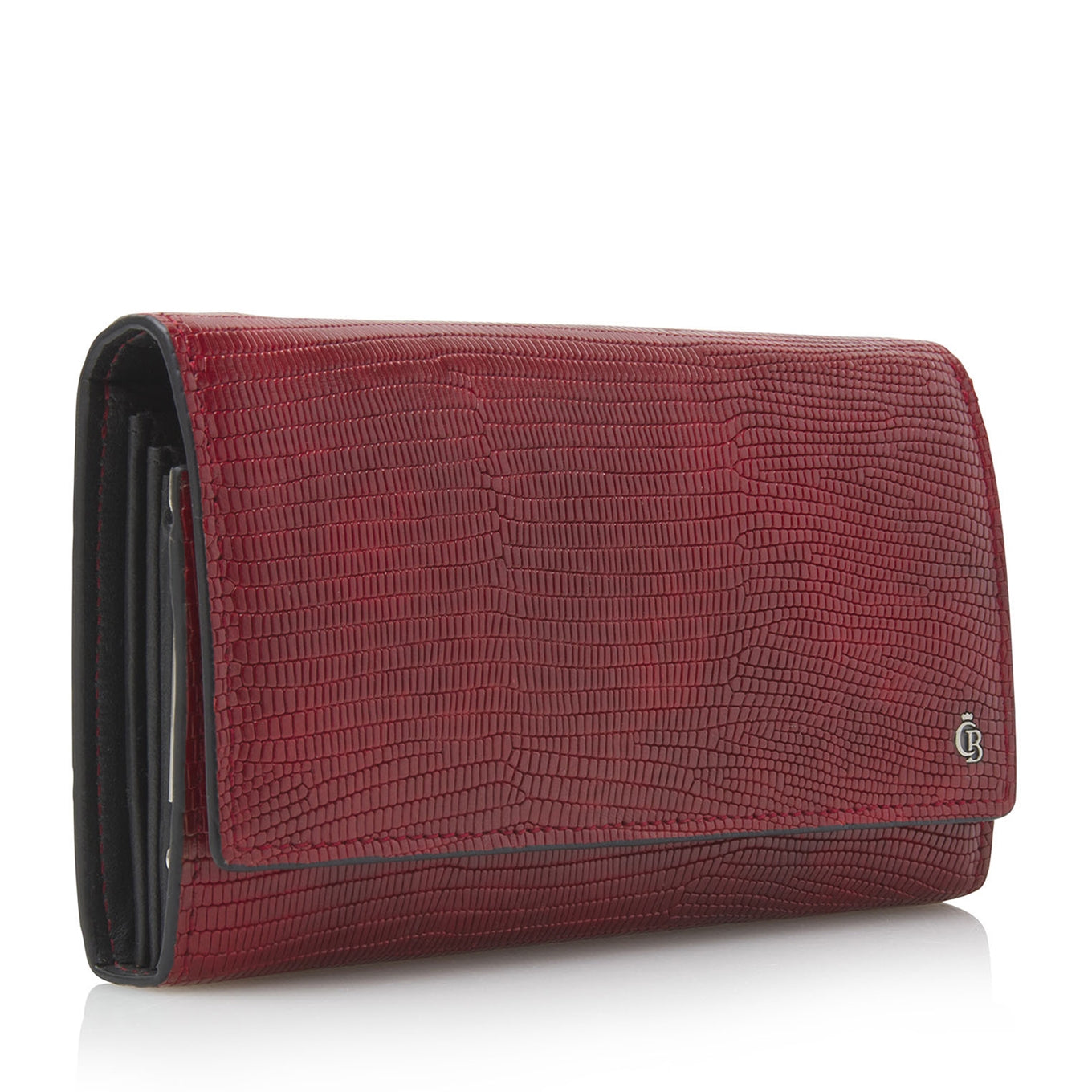 Castelijn & Beerens Donna Damesportemonnee Overslag 6 Pasjes RFID rood