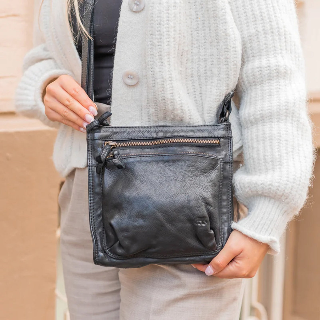 Bear Design Davita Shoulderbag silver mink
