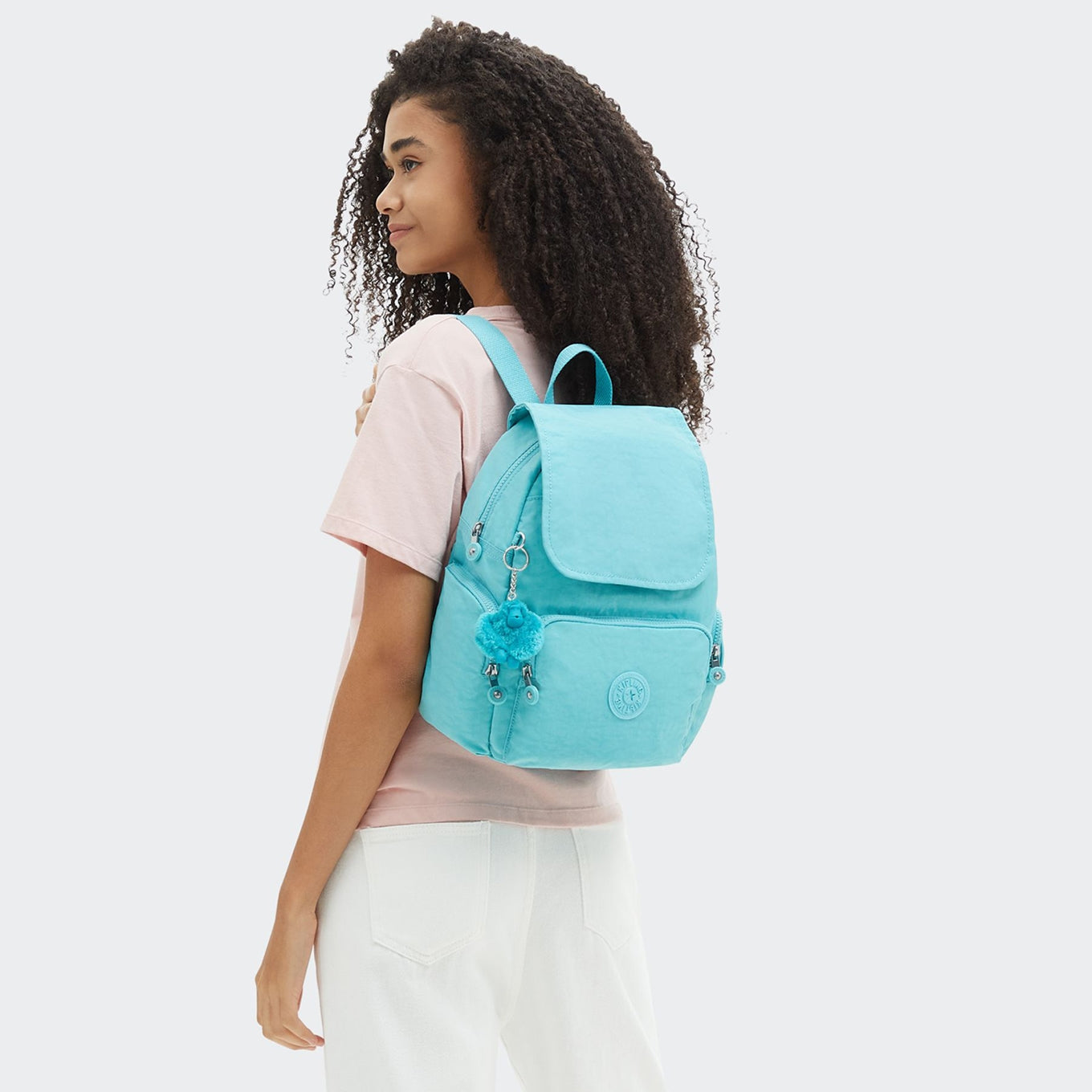 Kipling City Zip S back to beige