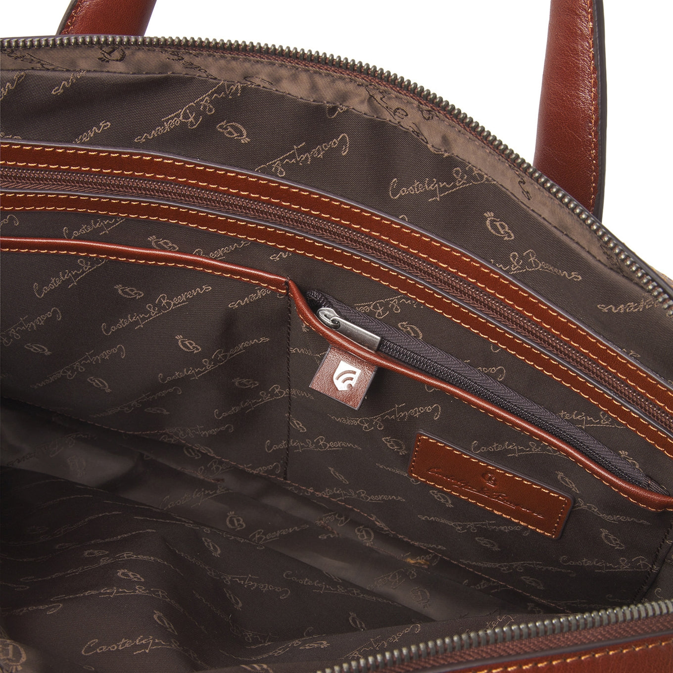 Castelijn & Beerens Gaucho Paul Laptop Bag 15.6'' cognac
