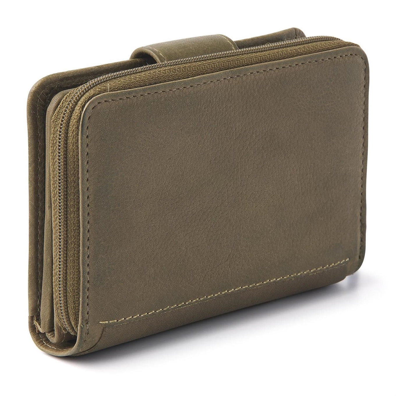 dR Amsterdam Tampa Damesportemonnee olive