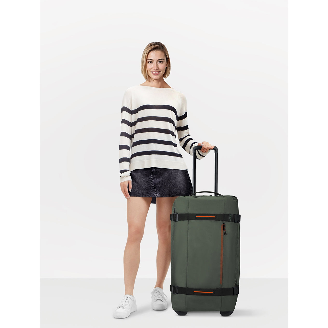 American Tourister Urban Track Duffle/Wheels M dark khaki