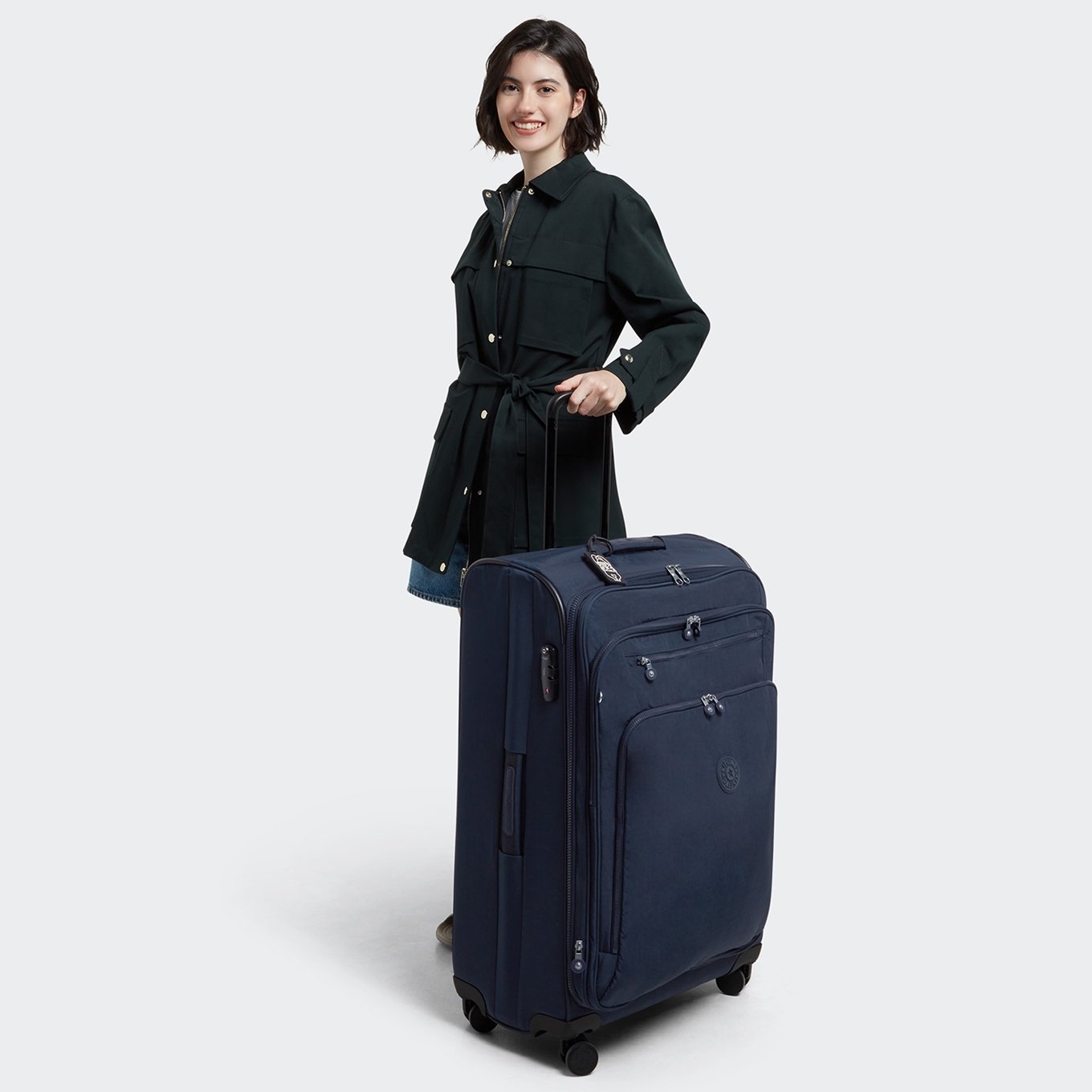 Kipling New Youri Spin L blue bleu 2