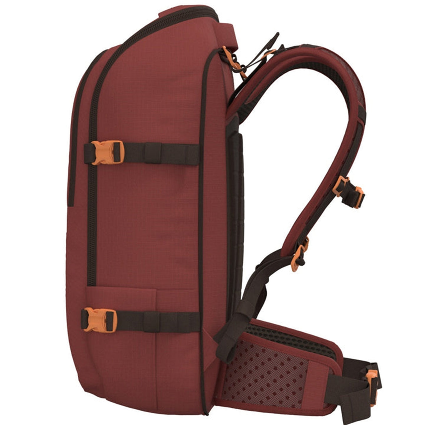 CabinZero Adventure Pro 42L Cabin Backpack sangria red